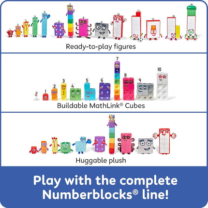 hand2mind Numberblocks Friends Fifteen and Sixteen Figure Pack, Number and Counting Toys for Toddlers, Play Figure Playsets, Small Figurines for Kids, Kindergarten Math and Pretend Play Toys