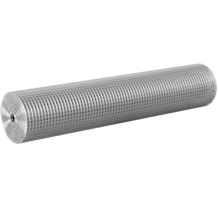 VEVOR Hardware Cloth, 6.35mm 915mm×15.24mm 23 Gauge, Hot Dipped Galvanized Wire Mesh Roll, Chicken Wire Fencing, Wire Mesh for Rabbit Cages, Garden, Small Rodents