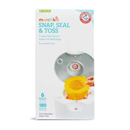 Baby Accessories - Arm & Hammer - Diaper Pail Bag Refills - 6pk 16129