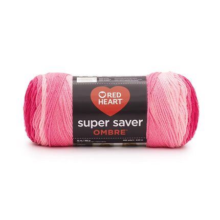 RED HEART E305.3966 Super Saver Ombre Yarn, Crème 