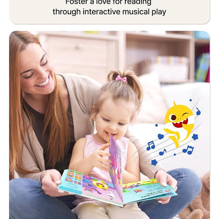 Pinkfong Baby Shark Sing-Alongs 10 Button Sound Book - Official Interactive Musical Toy for Toddlers, Classic Nursery Rhymes & Sensory Education Learning English Book - PFNSB006