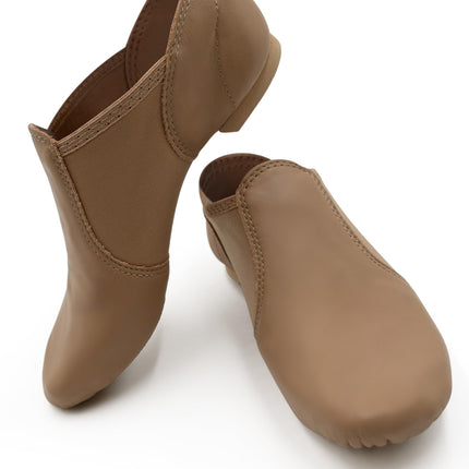 Capezio E-Series Jazz Slip On - Child, Caramel, 11