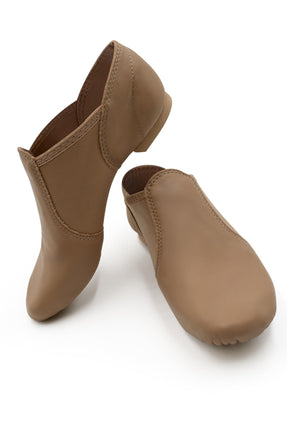 Capezio E-Series Jazz Slip On - Child, Caramel, 11