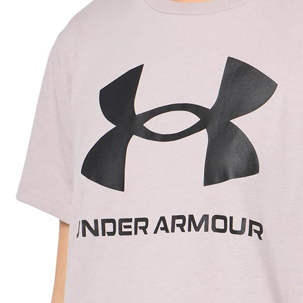 Under Armour Women's Sportstyle Graphic Short Sleeve T-shirtdisc, (009) Gray Dawn / / Black, XS