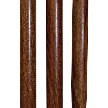 EXNOT Vintage Brass Handle Victorian Telescope Fold able Wooden Walking Stick Walking Cane Ideal Gift