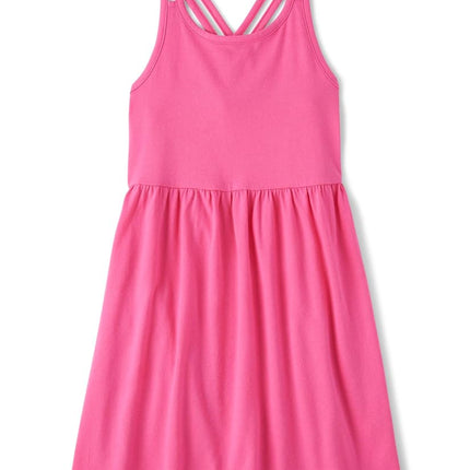 The Children's Place Girls' One Size Sleeveless Casual Dress, Flamingo Floral, X-Small