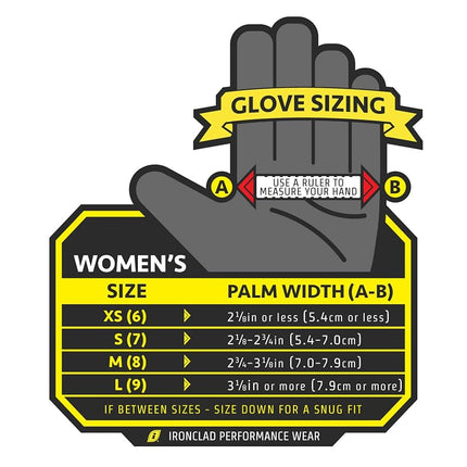Ironclad TCX-25-XL Tuff-Chix Evolution Work Gloves, X-Large (1 Pair)