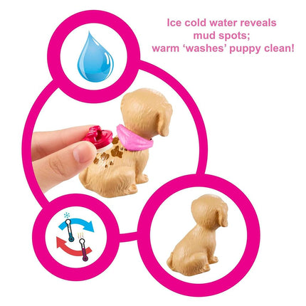 Barbie Doll (11.5-in Blonde) and Pet Boutique Playset