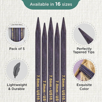 KnitPro J’Adore Cubics Double Pointed Needles 6" (15cm) | 7.00mm