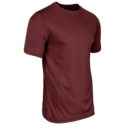 CHAMPRO Vision Lightweight Polyester T-Shirt Jersey, Youth Medium, Cardinal