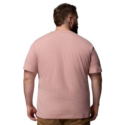 Columbia Men's Thistletown Hills Short Sleeve, Washed Red/Heather, XS