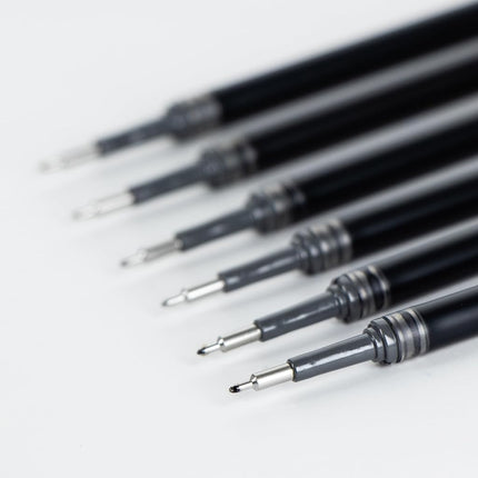 Pentel Refill Ink - for EnerGel Gel Pen, 0.5mm Needle Tip, Fine, Black Ink, Pack of 6 Refills