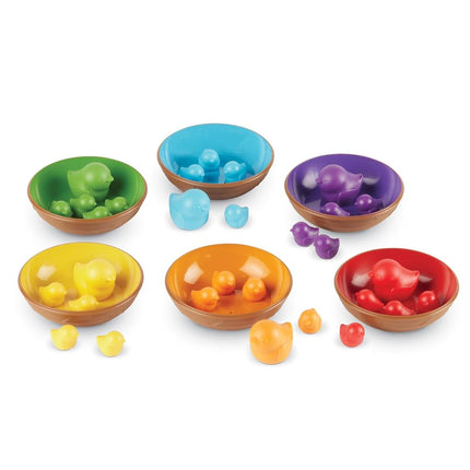 Learning Resources LER5554 Birds in A Nest Sorting Set