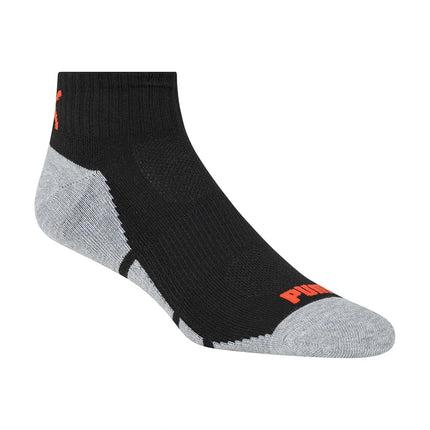 PUMA Socks Men's Quarter Cut Socks, Dark Grey, Sock Size:10-13/Shoe Size: 6-12 (Pack of 6)
