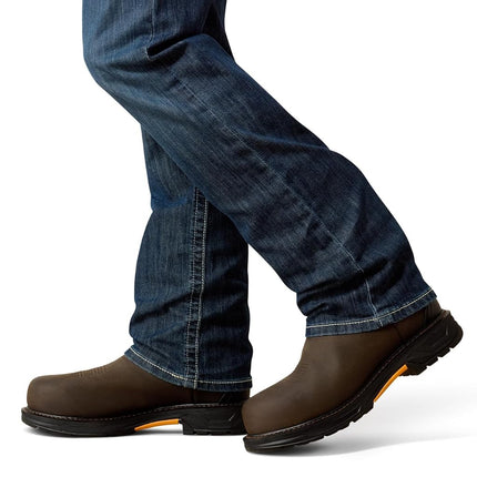 ARIAT Men's Fr M5 Billings Duralight Stretch Coltrane Straight Leg Work Jeans Indigo 34W x 30L