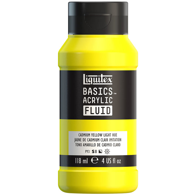 Liquitex BASICS Acrylic Fluid Paint, 118ml (4-oz) 