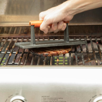 Cuisinart CGPR-221 Cast Iron Grill Press (Wood Handle)
