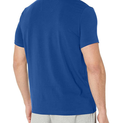 Nautica Men's Short Sleeve Solid Slim Fit V-Neck T-Shirt, Royal Blue, Large