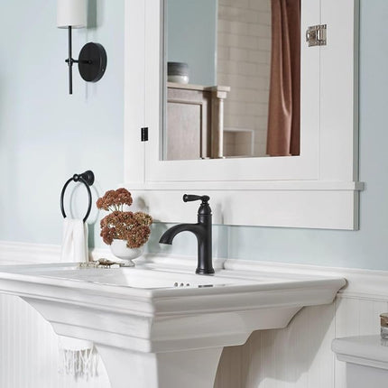 Moen Faucet BR HIARC BNBRY MTBK 1H 84945BL