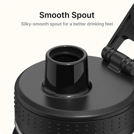 Mollcity Insulated Water Bottle-22oz/650ml Stainless Steel Double Wall Vacuum Sports Water Bottle with Spout Lid-Metal Leak Proof Travel Water Flask for Travel (Apple Green)