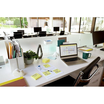 Post-it Greener Notes, 3 x 3-Inches, Canary Yellow, 12-Pads/Pack