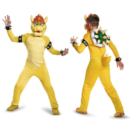 Disfraz de Lujo de Bowser de Super Mario Bros. para Niños Talla L