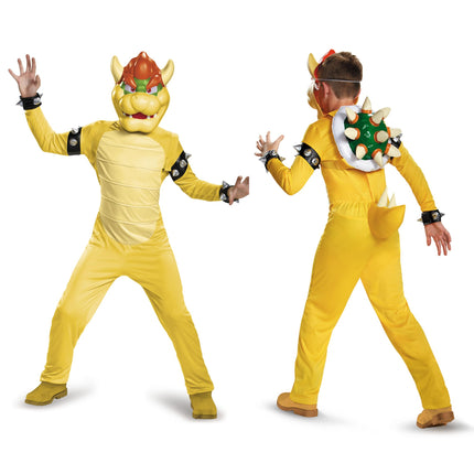 Super Mario Brothers Bowser Deluxe Costume for Kid