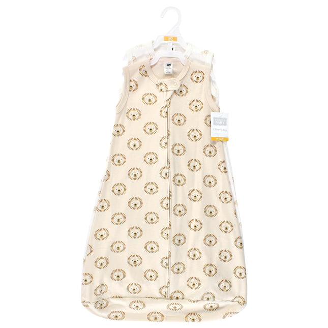 Hudson Baby BabyCotton Long-Sleeve Wearable Sleeping Bag, Sack, Blanket, Brave Lion Sleeveless, 0-3 Months