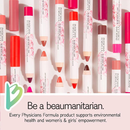 Physicians Formula Rosé Kiss All Day Velvet Lip Color Pillow Talk | Dermatologist Tested, Clinicially Tested