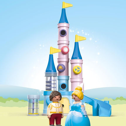 Playmobil 71457 JUNIOR & Disney: Cinderella's Castle, toys for toddlers, made from over 90% plant-based plastics, gifting toy and fun imaginative role-play, playsets for children ages 12 months+