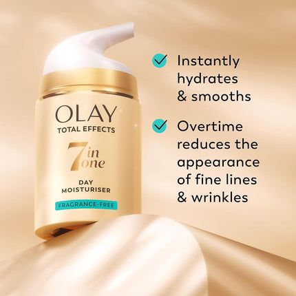 Total Effects by Olay 7 in 1 Anti-Ageing Day Moisturiser Fragrance Free 50ml