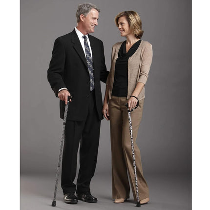 Switch Stick Adjustable Folding Walking Stick - Storm Design