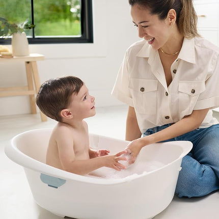 Baignoire pour bébé 4 en 1 Skip Hop avec sangle de maintien et support abdominal, dès la naissance