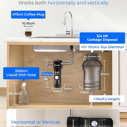 Waterdrop 10UA Under Sink Water Filter System, 11000 Gallons Capacity