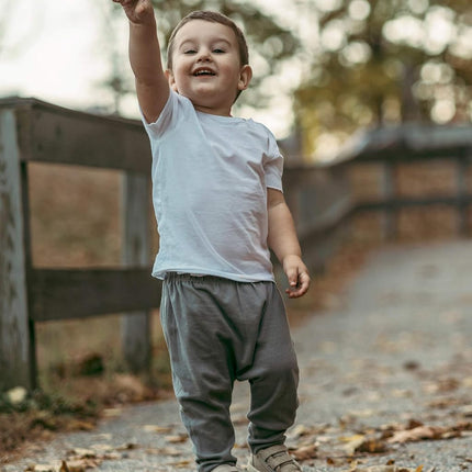 Pantalones harem sin puño de algodón orgánico para bebé Honest Baby Infant, paquete múltiple, color blanco puro, de 3 a 6 meses