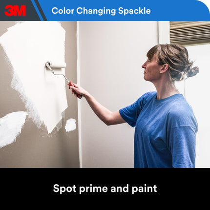 3M CC-12-DT High Strength Hole Repair Color Changing Spackling Compound, White, 12 Oz.