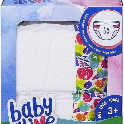 Baby Alive Toy Doll - Diapers Nappy Pack- Includes