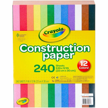 Crayola 240 Sheet Construction Paper