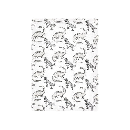 Hudson Baby Unisex Baby Cotton Flannel Burp Cloths Bundle, Neutral Dino World, One Size