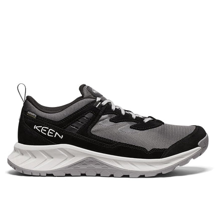 KEEN Men's Hightrail Low Height Durable Lightweight Breathable Leather Waterproof Hiking Shoes, Black/Vapor, 13 UK