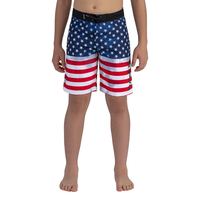 Hurley Boy's Americana Phantom Boardshorts (Niños grandes) Blanco 20 Niños grandes