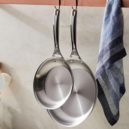 Juego de utensilios de silicona Le Creuset Craft Series con soporte de cerámica, 5 piezas, color blanco