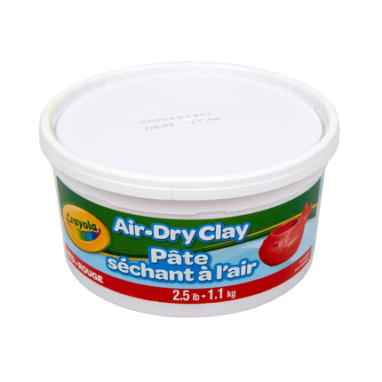 Crayola Pâte à modeler séchant à l'air, pot de 1,13 kg, rouge