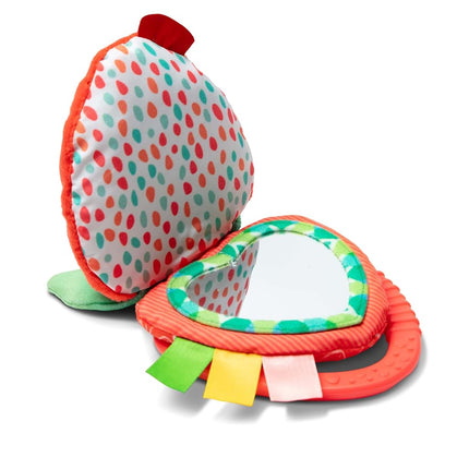 Melissa & Doug Multi-Sensory Peek-a-Boo Berry Take-Along Clip-On Infant Travel Toy Buggy Toy for Baby Newborn to 12m+