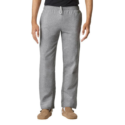 Gildan mensFleece Open Bottom Pocketed Pant Sweatp