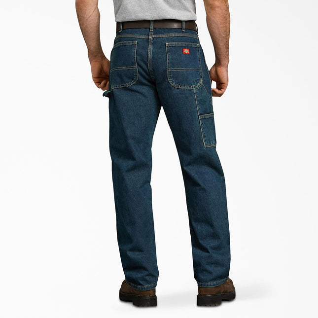 Dickies, Men's, Denim Utility Jean Relaxed, Tinted Heritage Khaki, 36W / 32L
