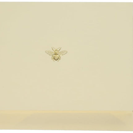 Crane & Co. Hand Engraved Bee Note (RF1405), Ecruw