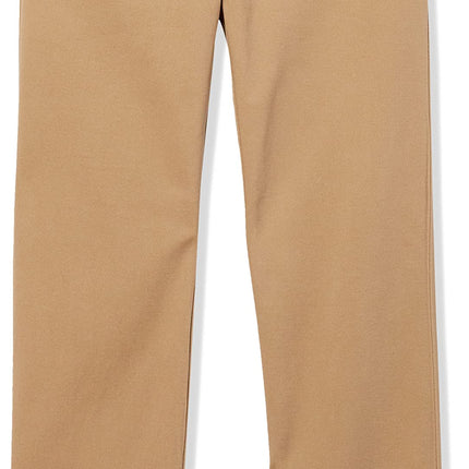 Izod Boys' School Uniform Twill Pants, Flat Front 