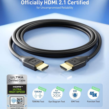 Cable Matters Certified Ultra High Speed HDMI Cable - 20ft/6.1m
