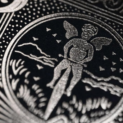 Bicycle Black and Silver Metalluxe Playing Cards Premium Foil Deck